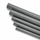 10mm Carbon Fiber Tube Rod 8mm X 10mm X 500mm Length 3K Roll Wrapped Carbon Tube