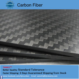 Composite 3k Carbon Fiber Sheets / Boards Twill Weave 500mm*600mm*2mm