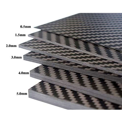 Carbon Fiber Laminated Sheet Thickness 2mm 3mm 4mm Customized Size