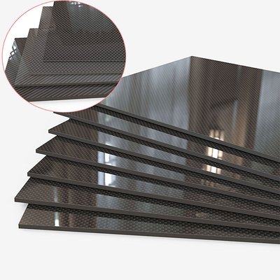 High Strength Durable Light 3K Carbon Fiber Board Composite Sheet 500mmx500mm