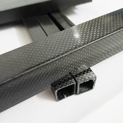 High Strength Radiation Resistant 3K Customized Size Carbon Fiber Rectangular Tube
