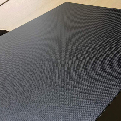 Extremely Strong and Durable 1.0mm High Gloss Plain Weave Carbon Fiber Sheet