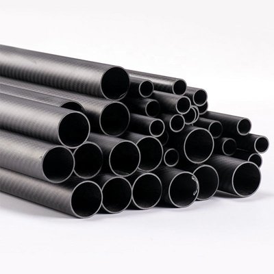 Carbon Fiber Tube 30mm x 28mm x 1000mm 100% 3K Roll Wrapped High Gloss