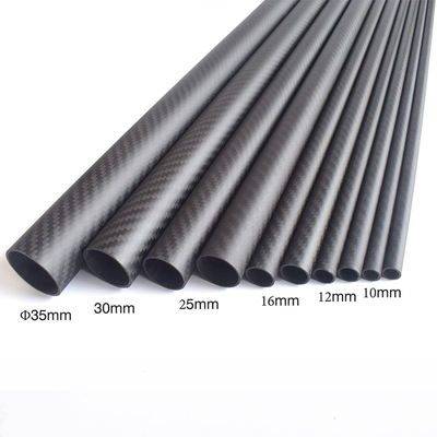 High Performance Durable Roll Wrapped Carbon Fiber Tubing for Many Applications