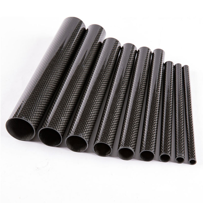 High Strength Light Weight Carbon Fiber Tube Customize Sizes And Colors