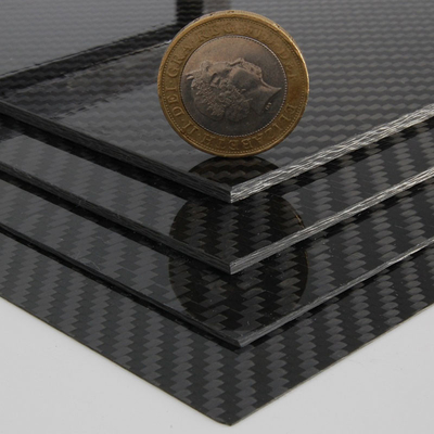 CNC 3K 100% Woven Pure Carbon Fiber Sheet High Strength Carbon Fiber Plate