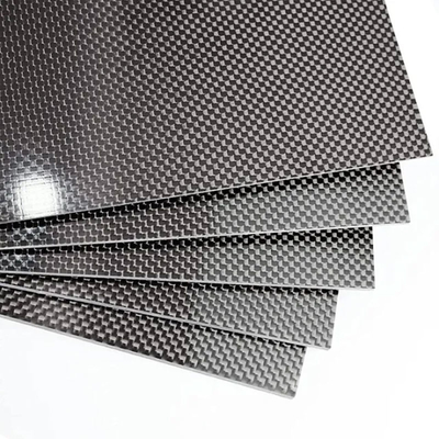 Twill Weave Carbon Fiber Panel Available in 1mm 1.5mm 2mm 3mm 4mm