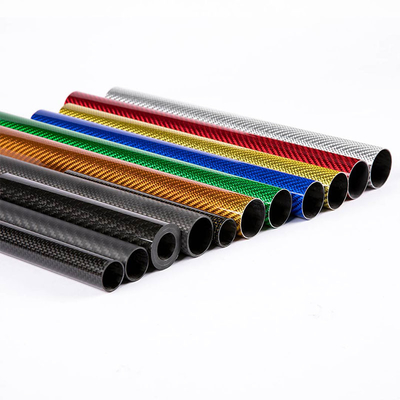 Anti-Corrosion 100% 3K Roll Wrapped Carbon Fibre Tube High Quality