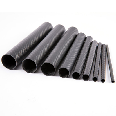Anti-Corrosion 100% 3K Roll Wrapped Carbon Fibre Tube High Quality