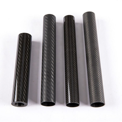 OEM 3K Roll-Wrapped Carbon Fiber Tube Carbon Fiber Pipe Tube