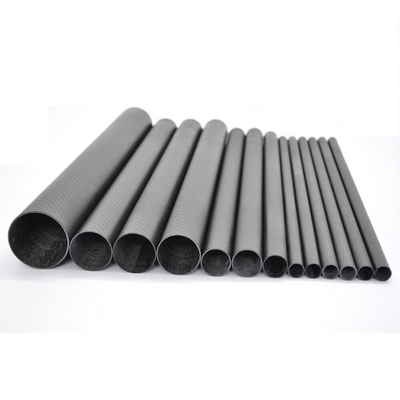 High Tensile Carbon Fiber Round Tube Filament Winding Carbon Fiber Tube