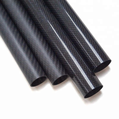 High Tensile Carbon Fiber Round Tube Filament Winding Carbon Fiber Tube