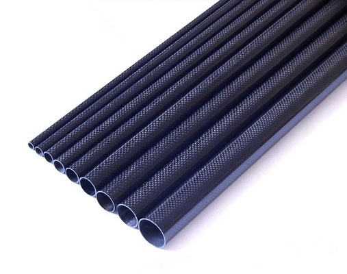 Carbon Fiber Tubing - 16mm x 14mm x 500mm - 3K Roll Wrapped 100% Carbon Fiber Tube Glossy
