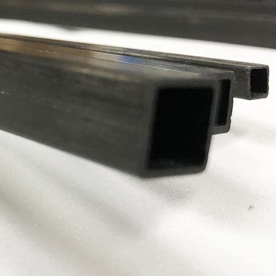 8mm X 8mm x 1000mm Pultruded 3K Carbon Fiber Square Tube  Black Matte Finish