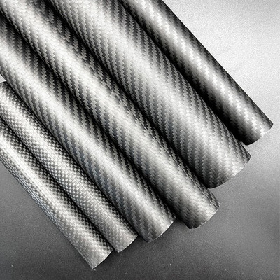 Wall Thickness 2mm Ø 28mm X Ø 24mm Carbon Fiber Tube Low Weight With Maximum Precision
