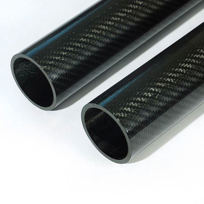 UV-Resistant Carbon Fiber 3K Matte Twill Tube 40X37mm 1000mm Long High Corrosion Resistance