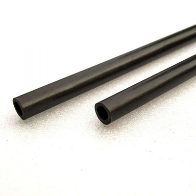 Electrical & Thermal Non-Conductivity 6mm*4mm*1000mm Pultruded Carbon Fiber Tube