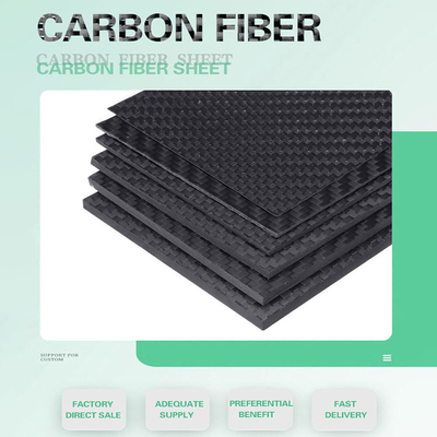 Plain Glossy Matte Carbon Fiber Plate Sheet High Strength Carbon Board Lightweight Carbon Fiber Panel