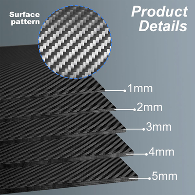 3K Carbon Fiber Sheets 3K Carbon Sheets 1 1.2 1.5 2 2.5 3 4 5 6 7 8 9 10mm
