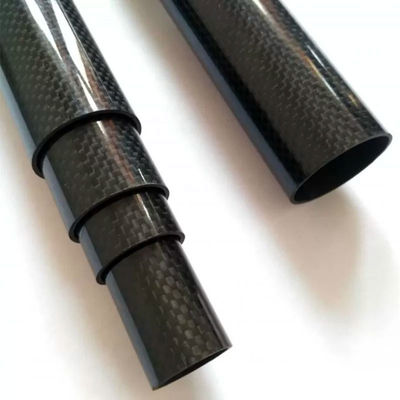 3K Telescoping Carbon Fiber Tube Adjustable Strength Lightweight Design