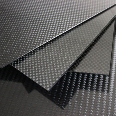 Twill Weave Carbon Fiber Plate 200x300mm Glossy or Matte Finish