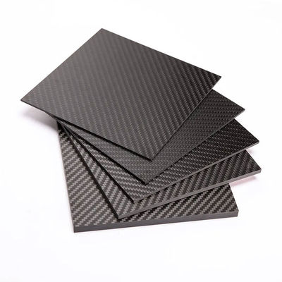 500X500X4MM 100% 3K Plain Weave Carbon Fiber Sheet Laminate Plate Twill Weave Plate