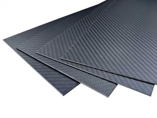 500X600X5MM 100% 3K Plain Weave Carbon Fiber Sheet Laminate Plate Panel 5mm Thickness (Glossy Surface)
