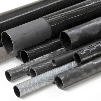 Custom 3K Carbon Fiber Tube CFRP Round Pipe Lightweight High Strength for Drone Robotics Industrial Use