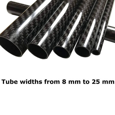 CNC Machining 100% 3K Customized Carbon Fiber Tube - Wide Range of Customization Options