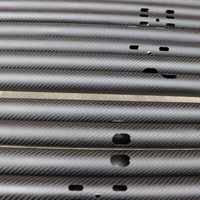 3K Roll-Wrapped Carbon Fiber Hollow Tube with Light Weight and High Strength - 30mm OD x 26mm ID x 500mm