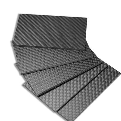 125MM*75MM*1MM Lightweight Carbon Fiber Sheet - Exceptional Stiffness & Tensile Strength