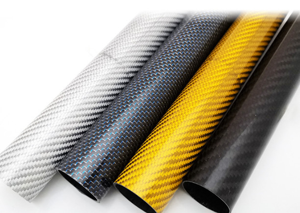 High Stiffest Roll Wrapped Carbon Fibre Tube 100% 3K Carbon Fiber Tube