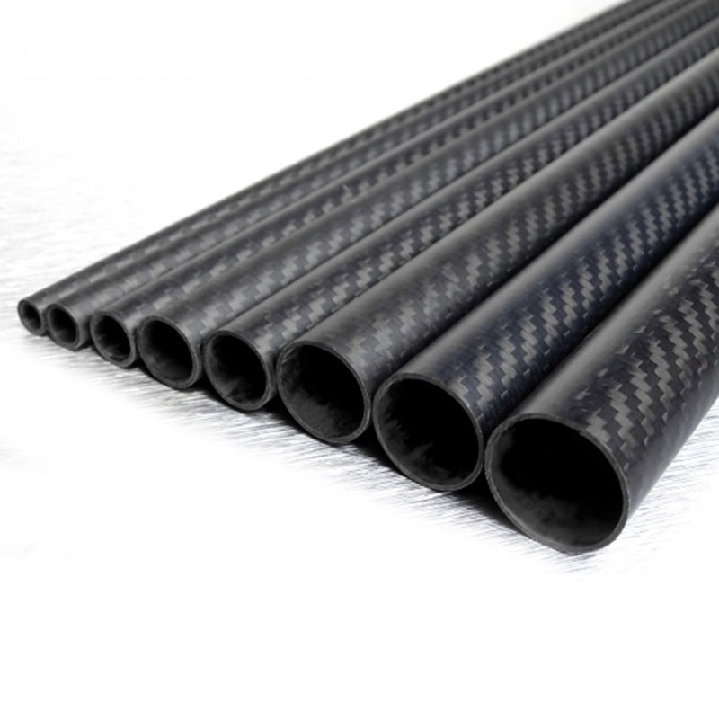 OD 16mm X ID 12mm 13mm 14mm 15mm X 1000MM 100% Roll Wrapped 3K Carbon Fiber Tube