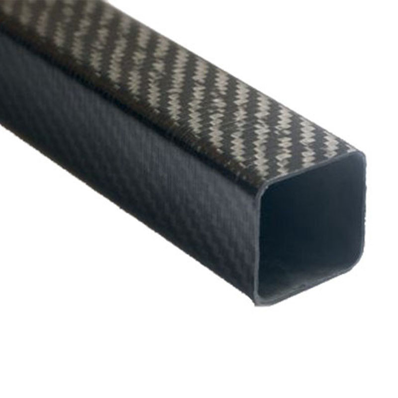 3K Full Carbon Fiber Square Tube, High Strength Length 500mm OD 10mm 15mm 20mm 22mm 25mm 30mm