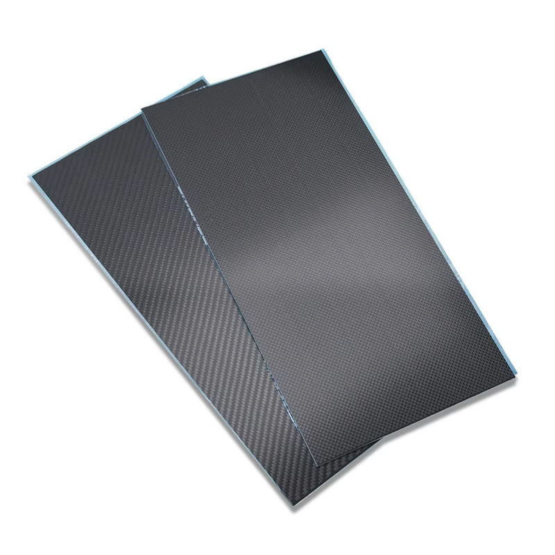 3K Carbon Fiber Plate Plain Weave Panel Sheet Glossy Surface 400X500X4MM