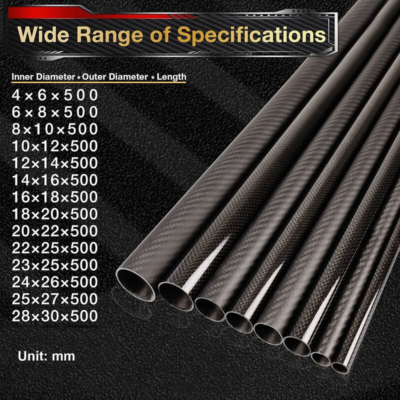 Custom Carbon Fiber Tubes | Lightweight & High Performance Carbon Fiber Pipe