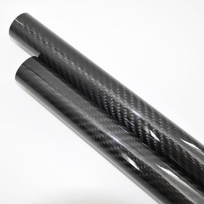 Tube en fibre de carbone enroulé, haute durabilité, flexibilité, personnalisation pour l'industrie